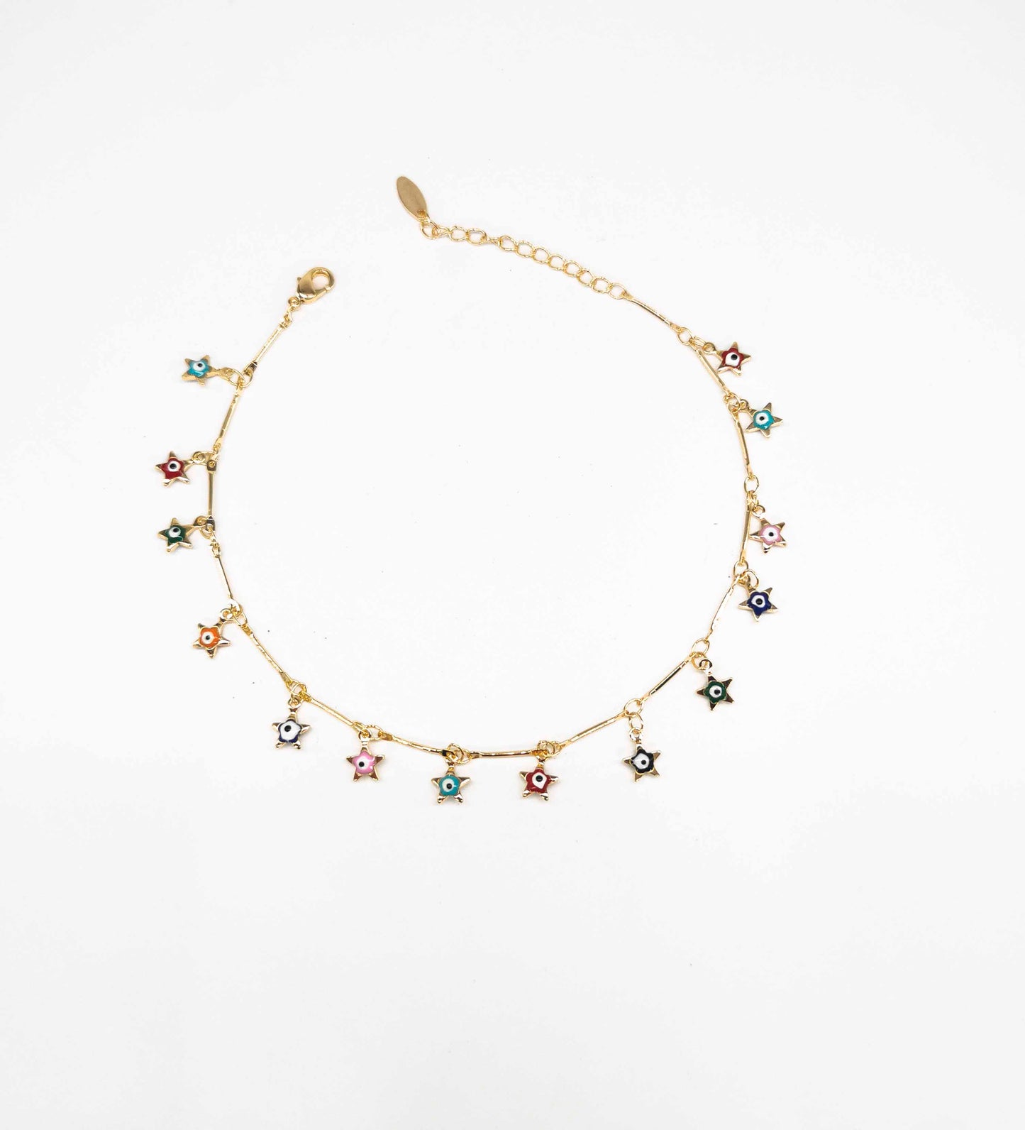 Tobillera Con Dijes Estrella | Varios Colores