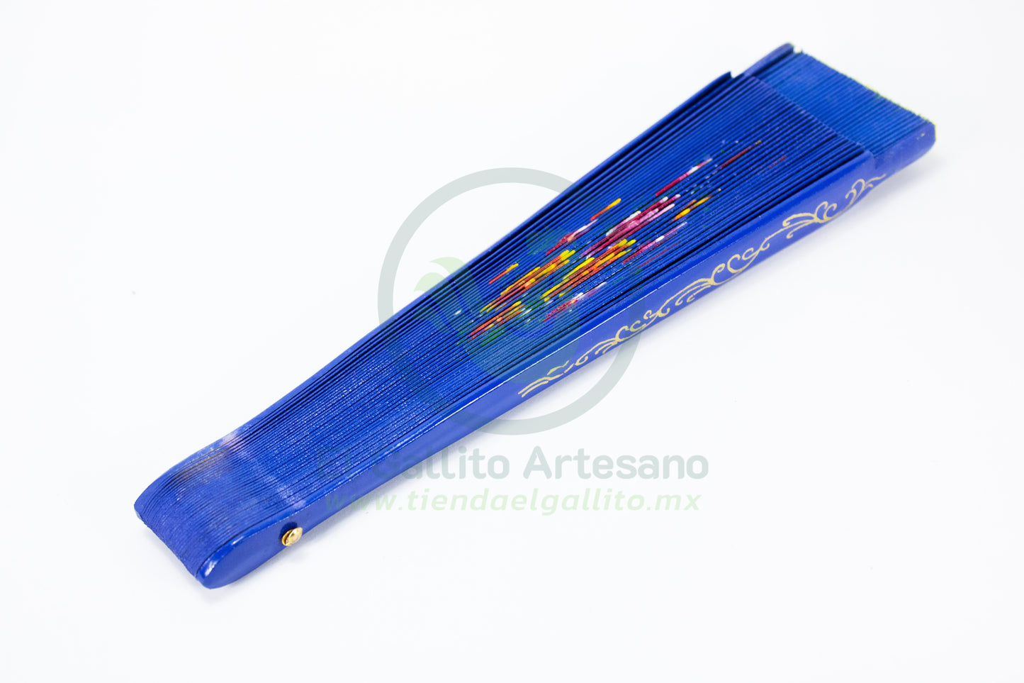 Abanico - Madera Pintado 2 Lado