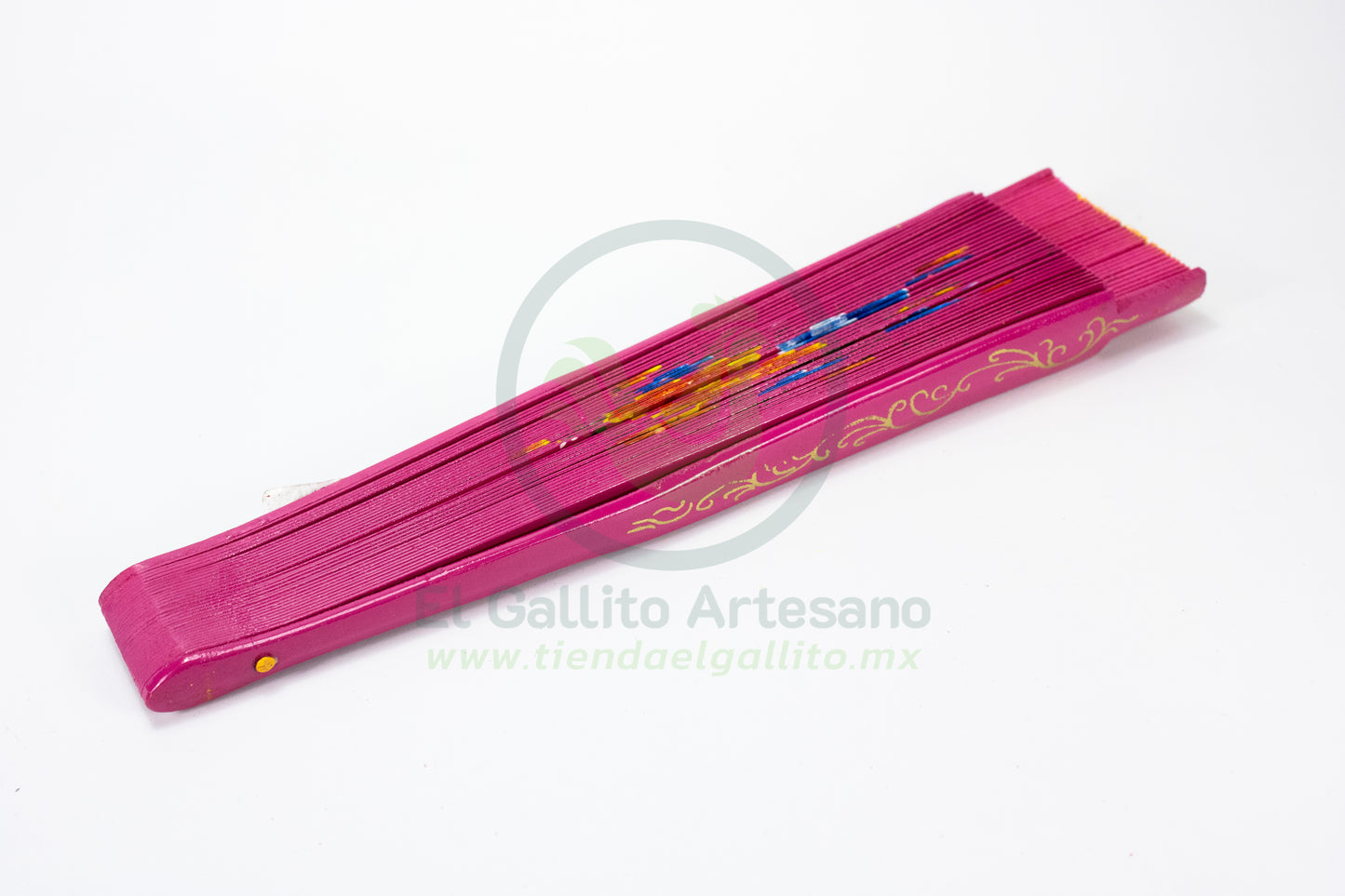Abanico - Madera Pintado 2 Lado