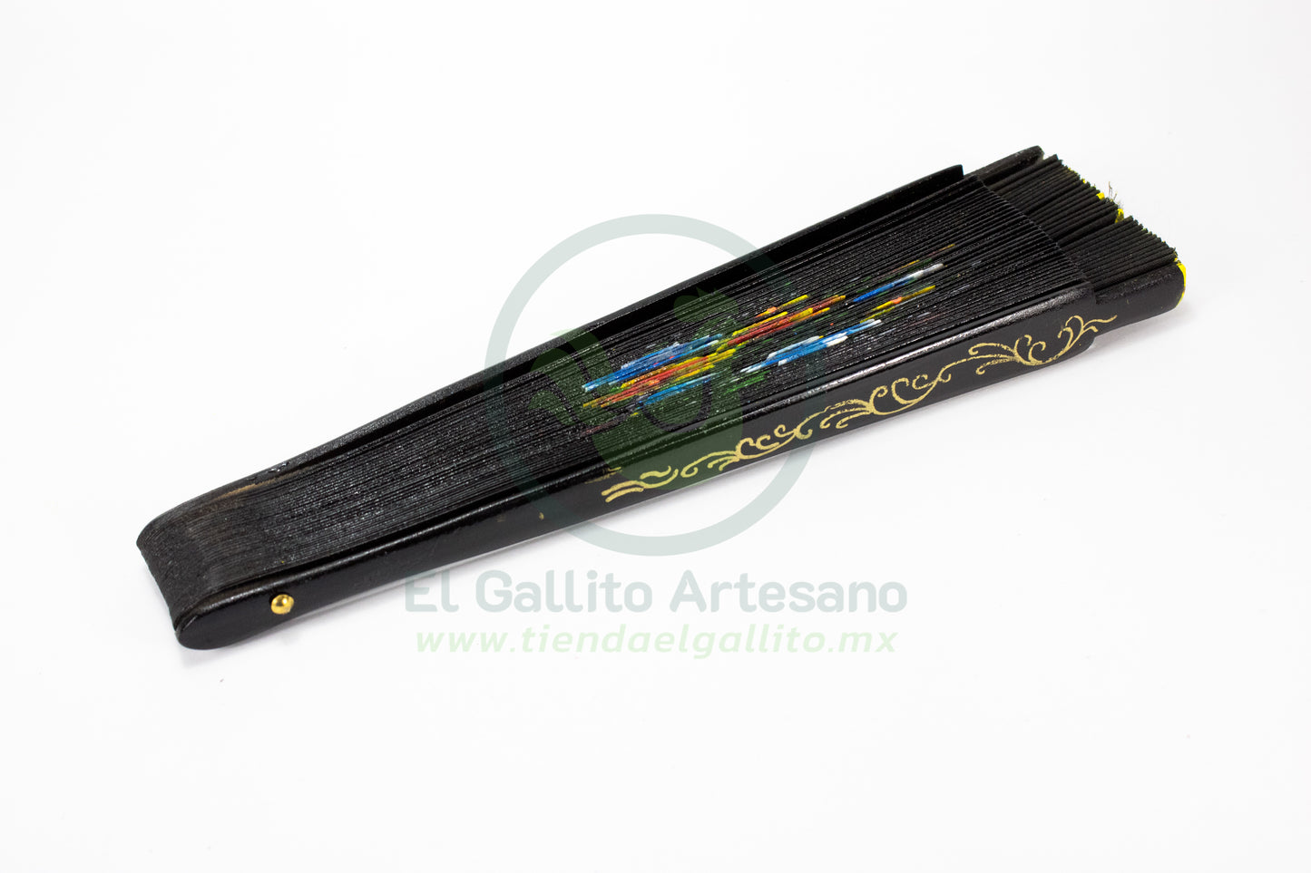 Abanico - Madera Pintado 2 Lado