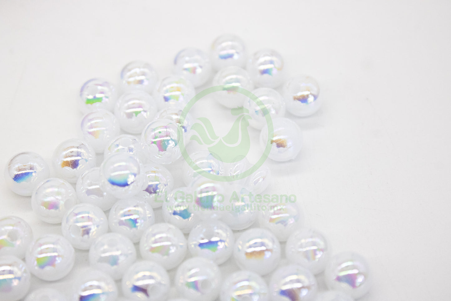 Acr #188G Bola 8mm | Blanco