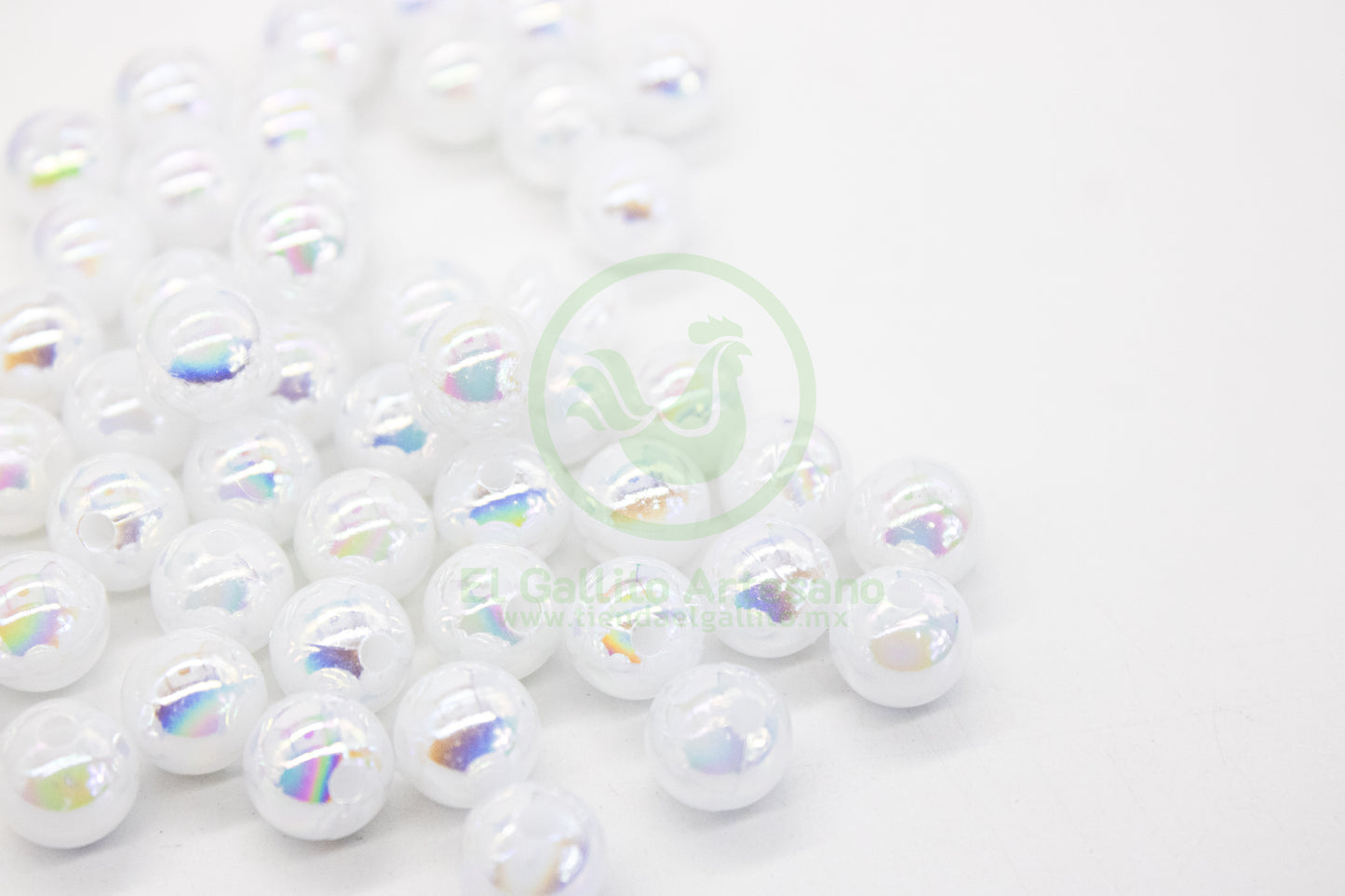 Acr #188G Bola 8mm | Blanco
