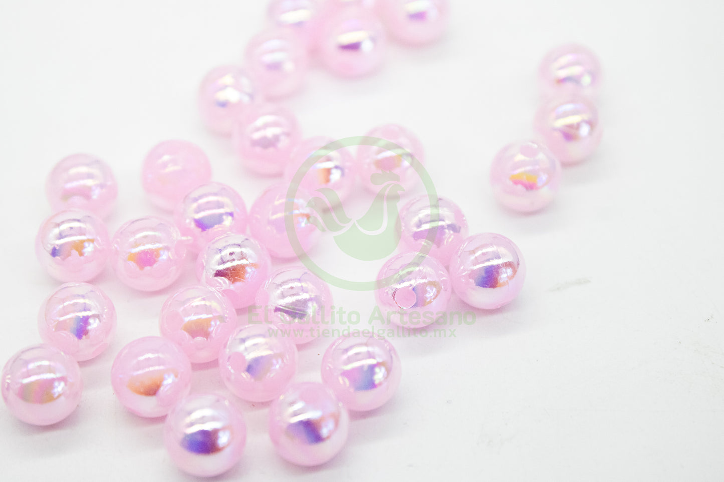 Acr #190G Bola 8mm | Rosa Pastel AB