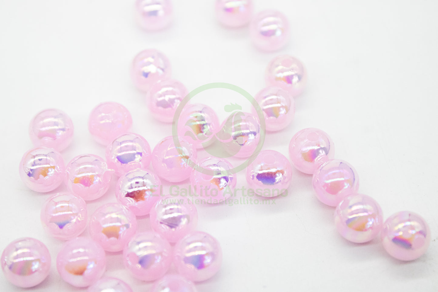 Acr #190G Bola 8mm | Rosa Pastel AB