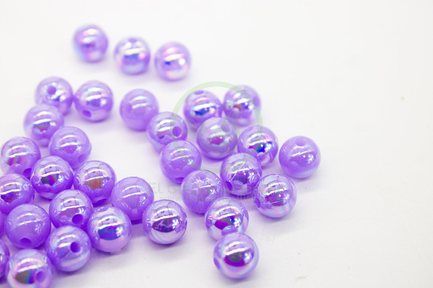 Acr #192G Bola 8mm | Morado Pastel AB