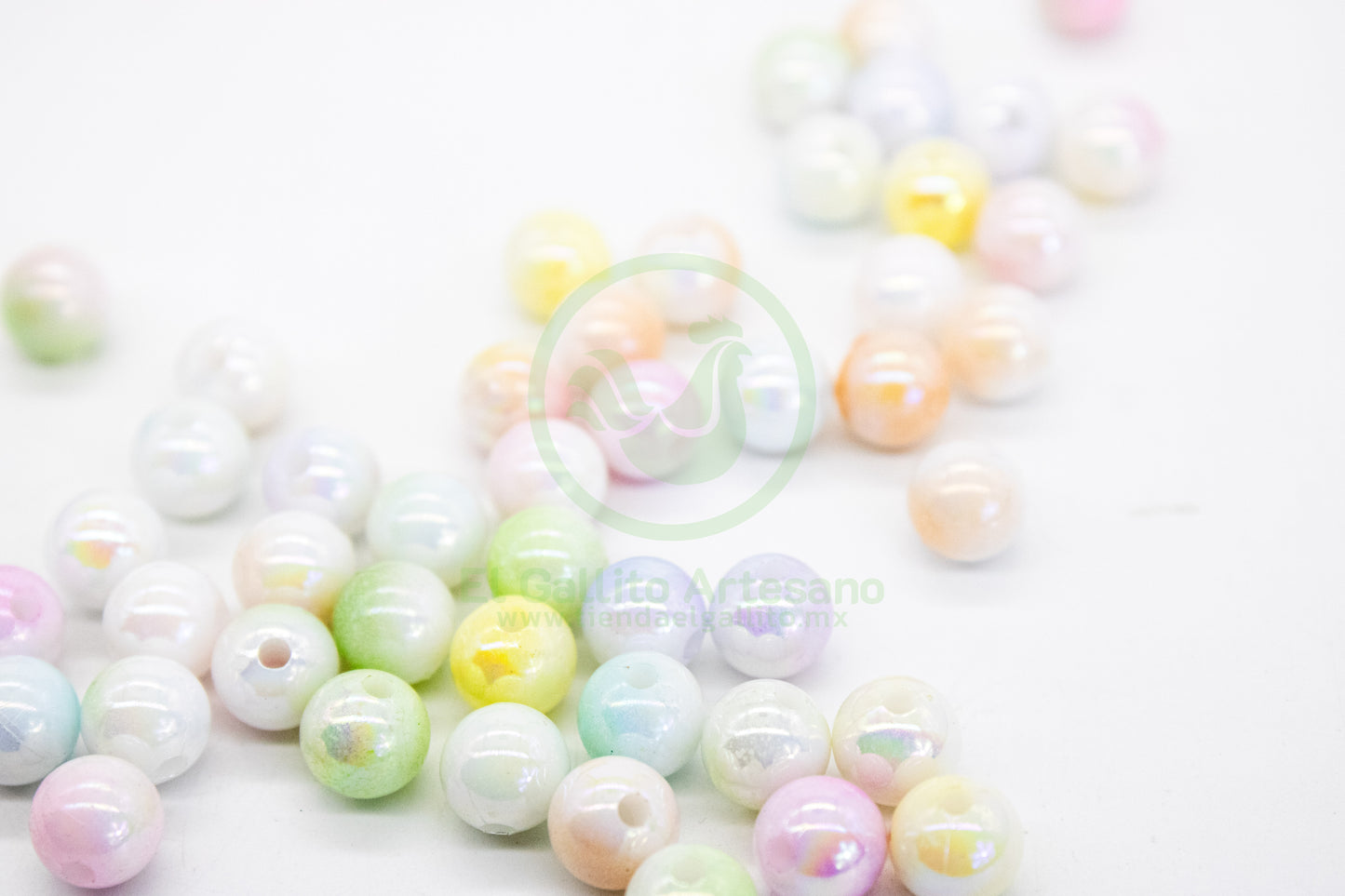 Acr #194G Bola 8mm | Degradado Multi Pastel