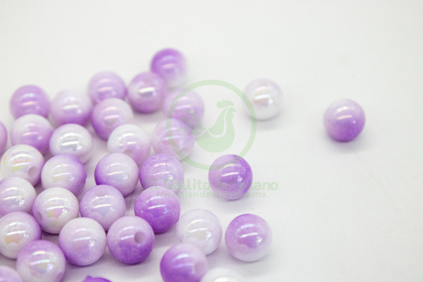 Acr #197G Bola 8mm | Degradado Morado