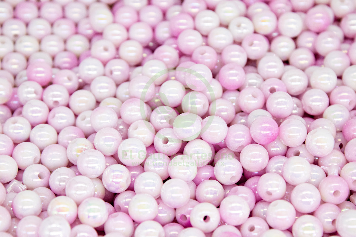 Acr #198G Bola 8mm | Degradado Rosa Fuerte