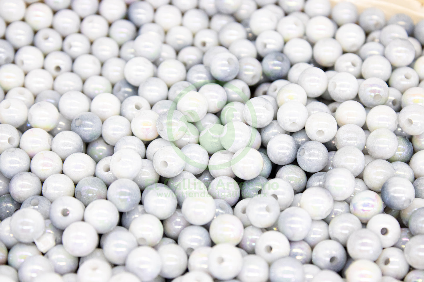 Acr #200G Bola 8mm | Degradado Gris