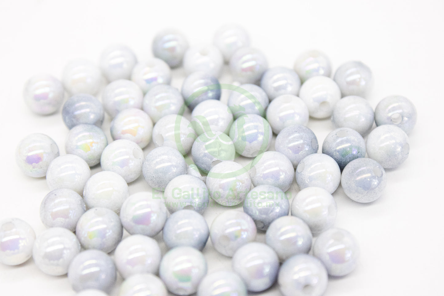 Acr #200G Bola 8mm | Degradado Gris