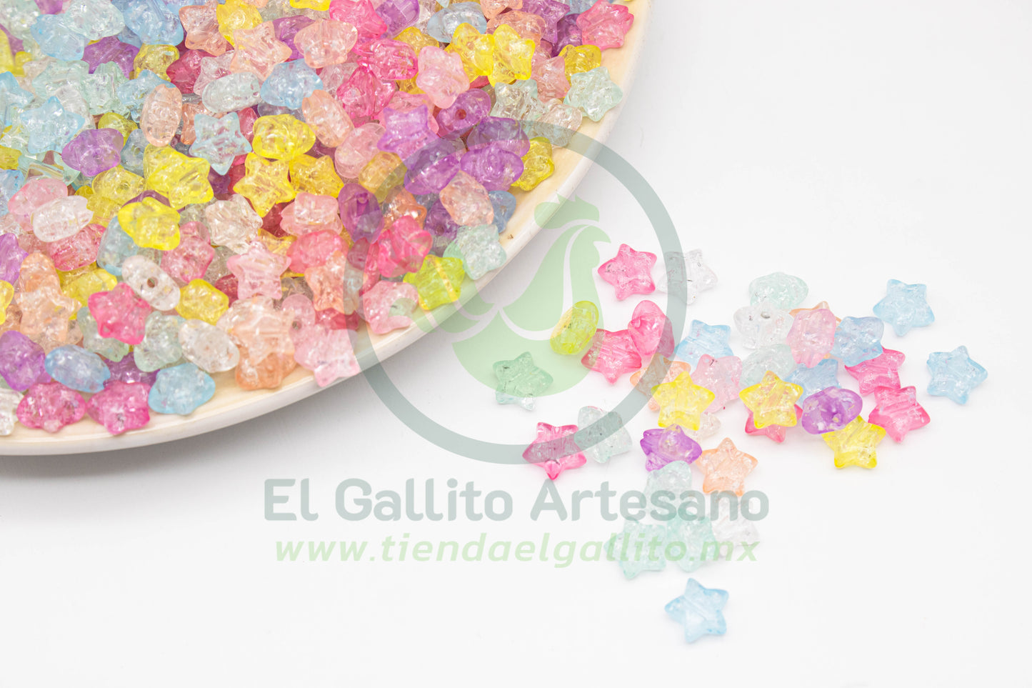 Acr #129G Flor Craquelada