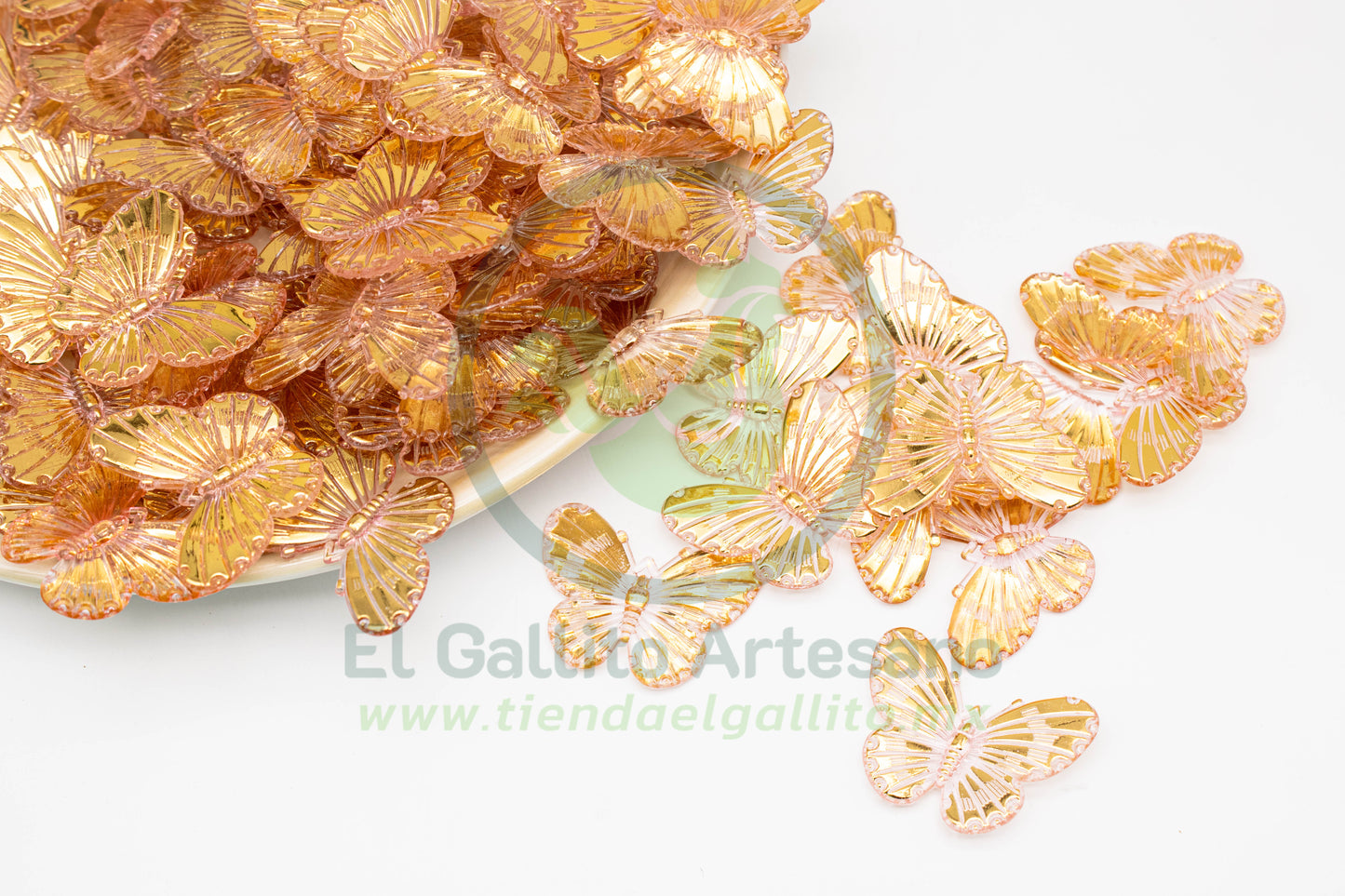 Acr #147G Mariposa Cobre/Naranja
