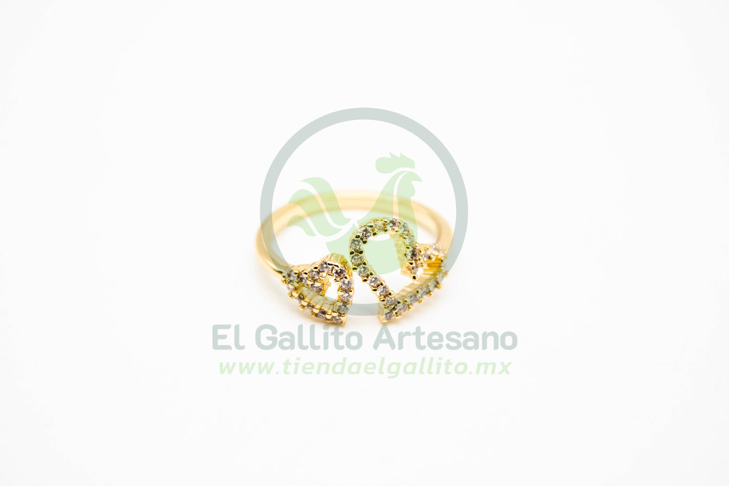 Anillo VIVI 34 | Corazones Ajustable