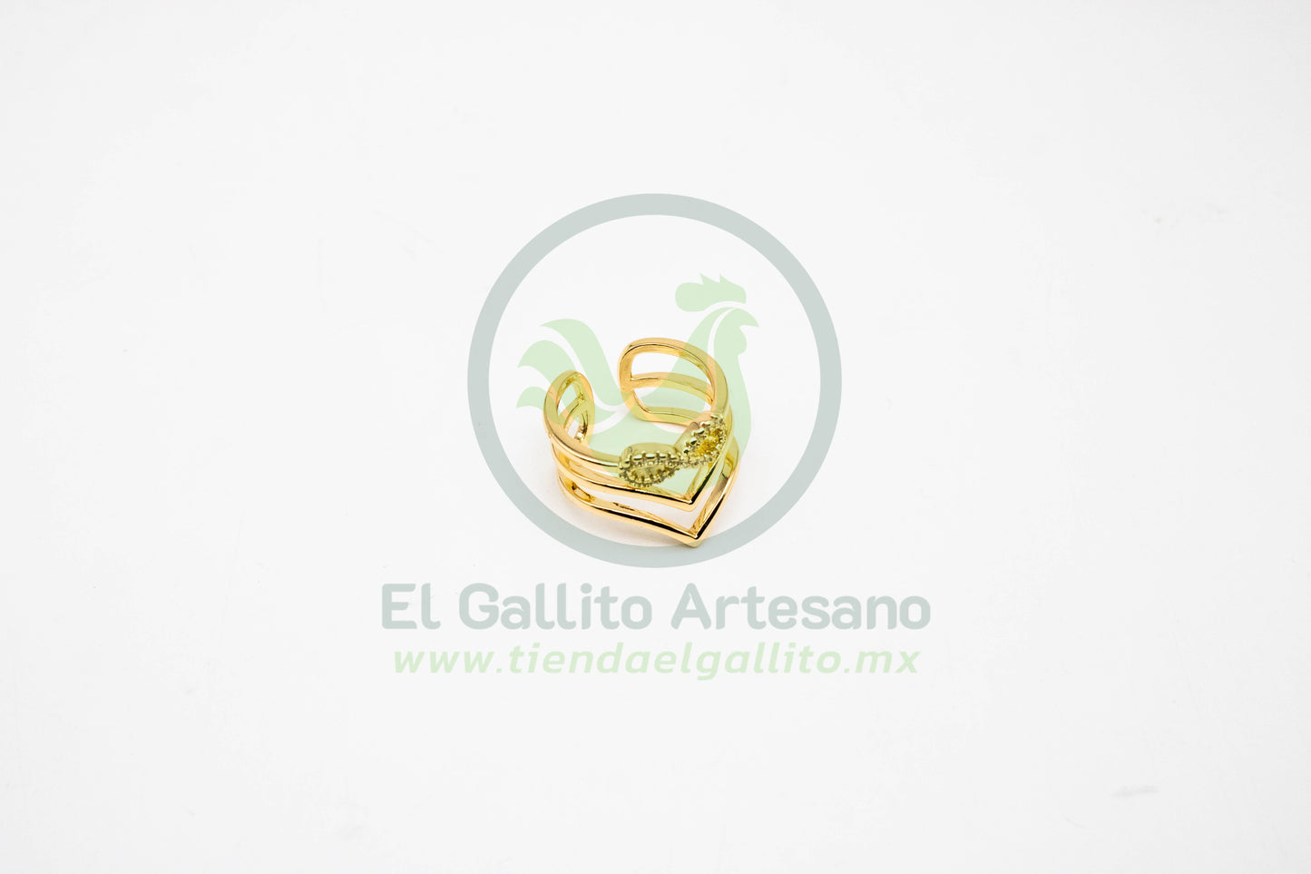 Anillo VIVI 38 | "V" Infinito