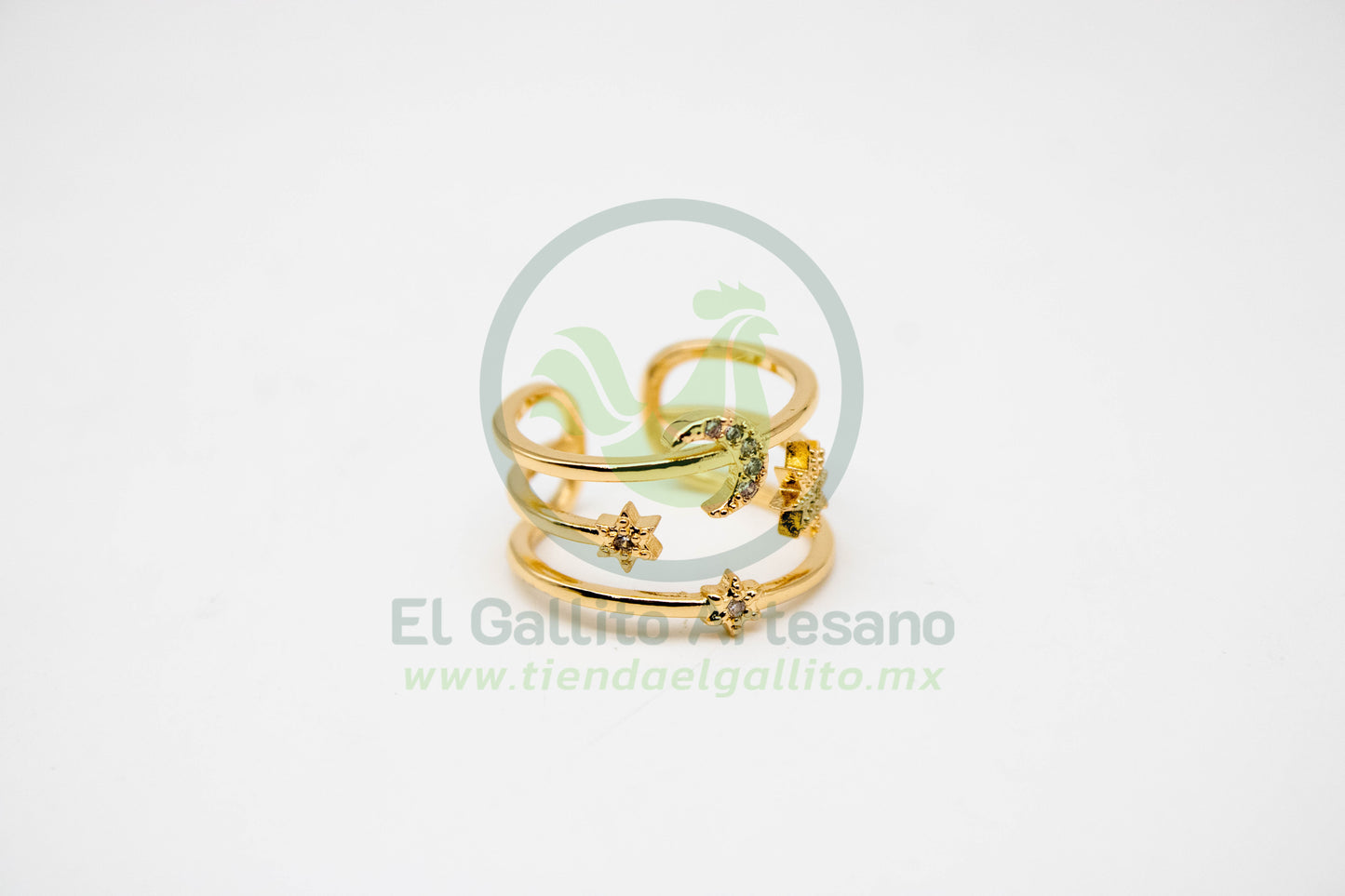 Anillo VIVI 45 | Ancho Luna Estrellas
