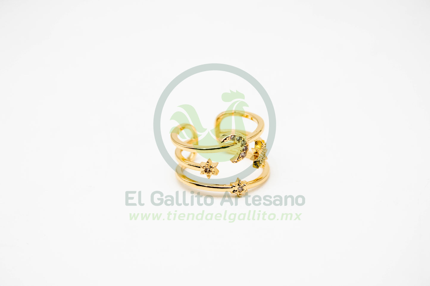 Anillo VIVI 45 | Ancho Luna Estrellas