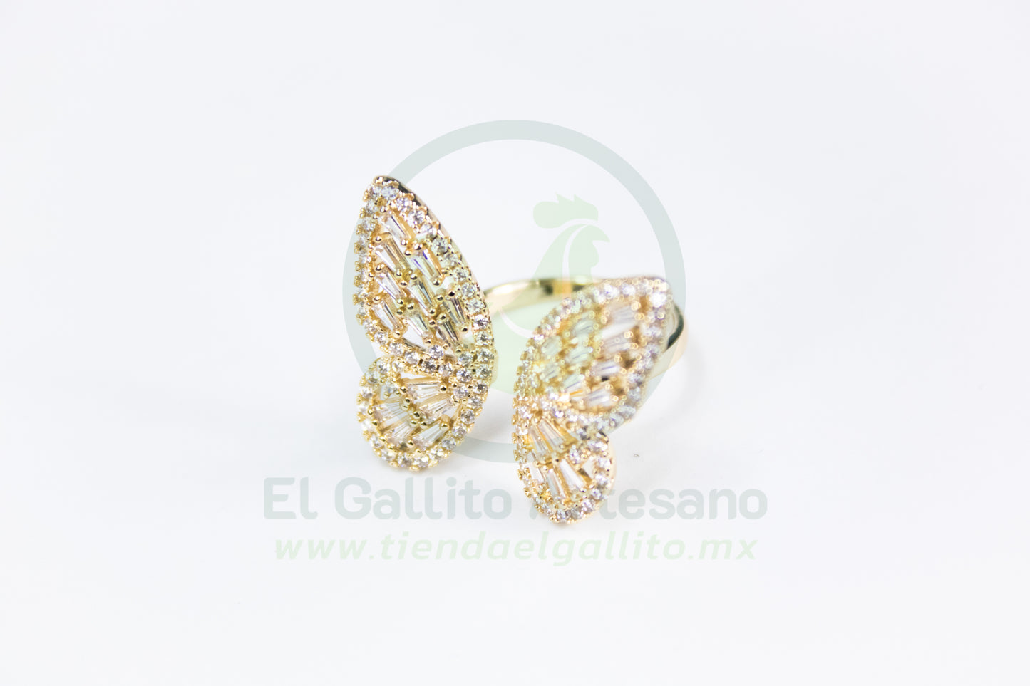 Anillo Vivi Dw-49 | Mariposa Jumbo Blanca