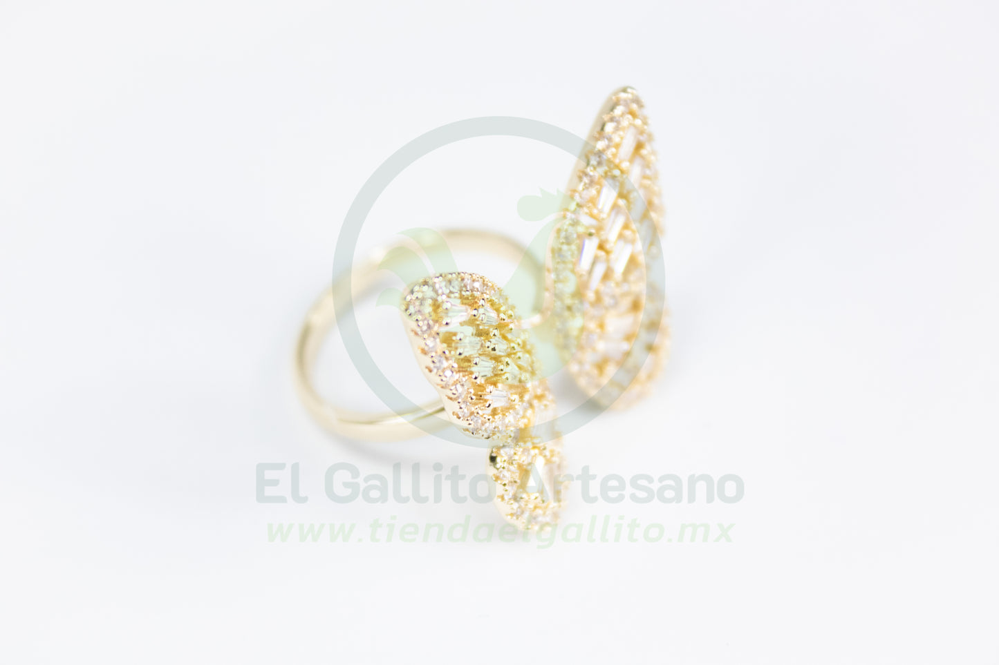 Anillo Vivi Dw-49 | Mariposa Jumbo Blanca