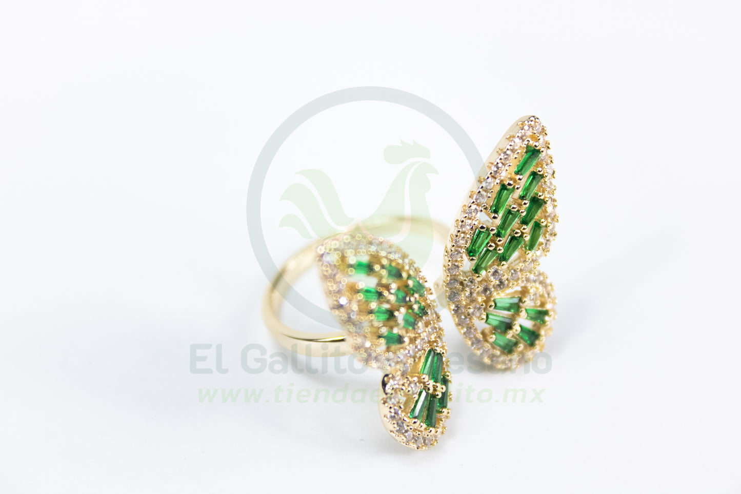 Anillo Vivi Dw-50 | Mariposa Jumbo Jade