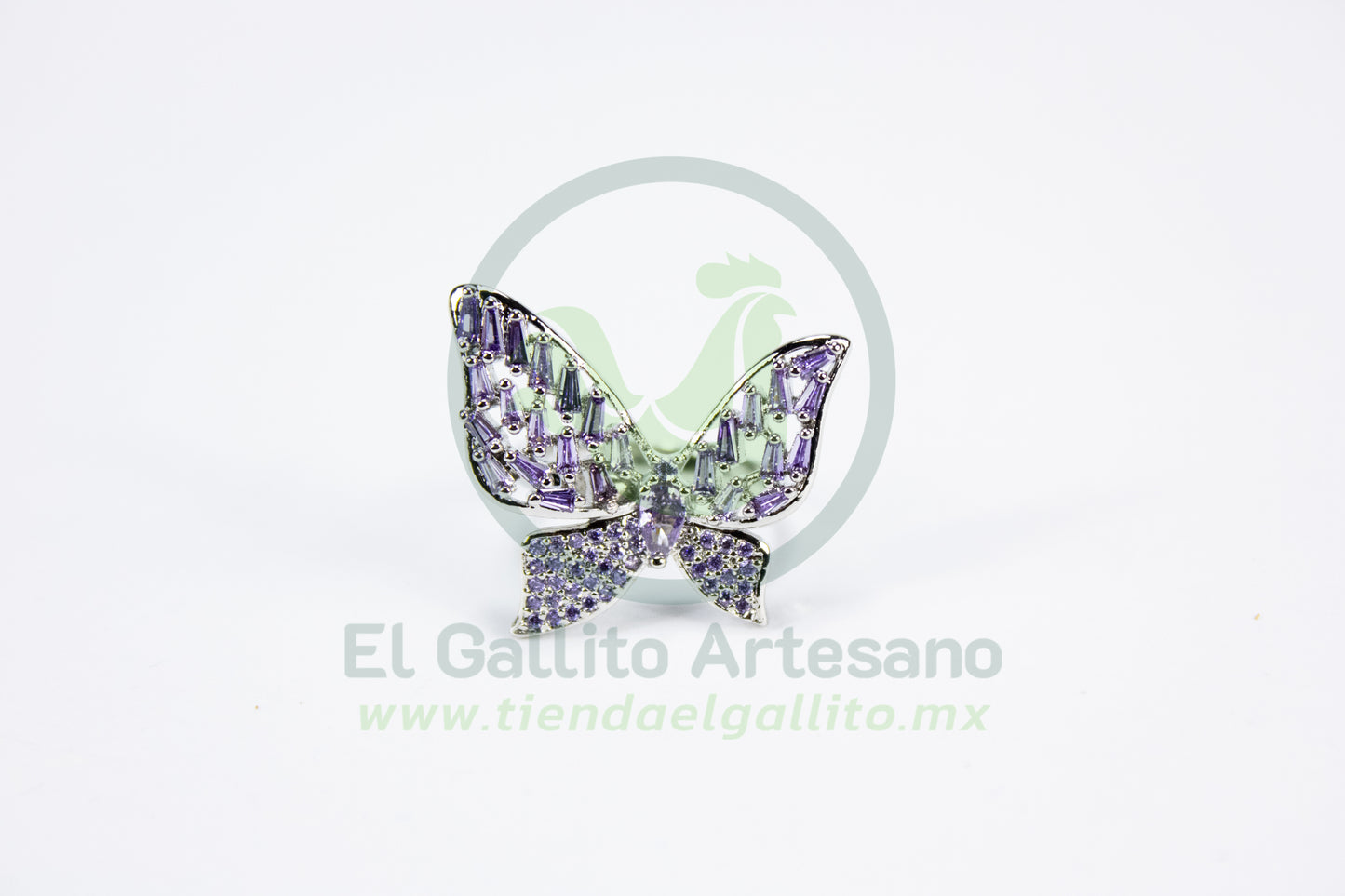 Anillo Vivi Dw-51 | Mariposa Jumbo Lila