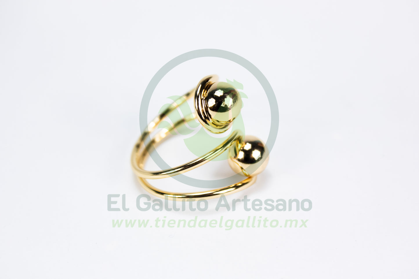 Anillo Vivi Ssy-39 | Dos Bolas Espiral
