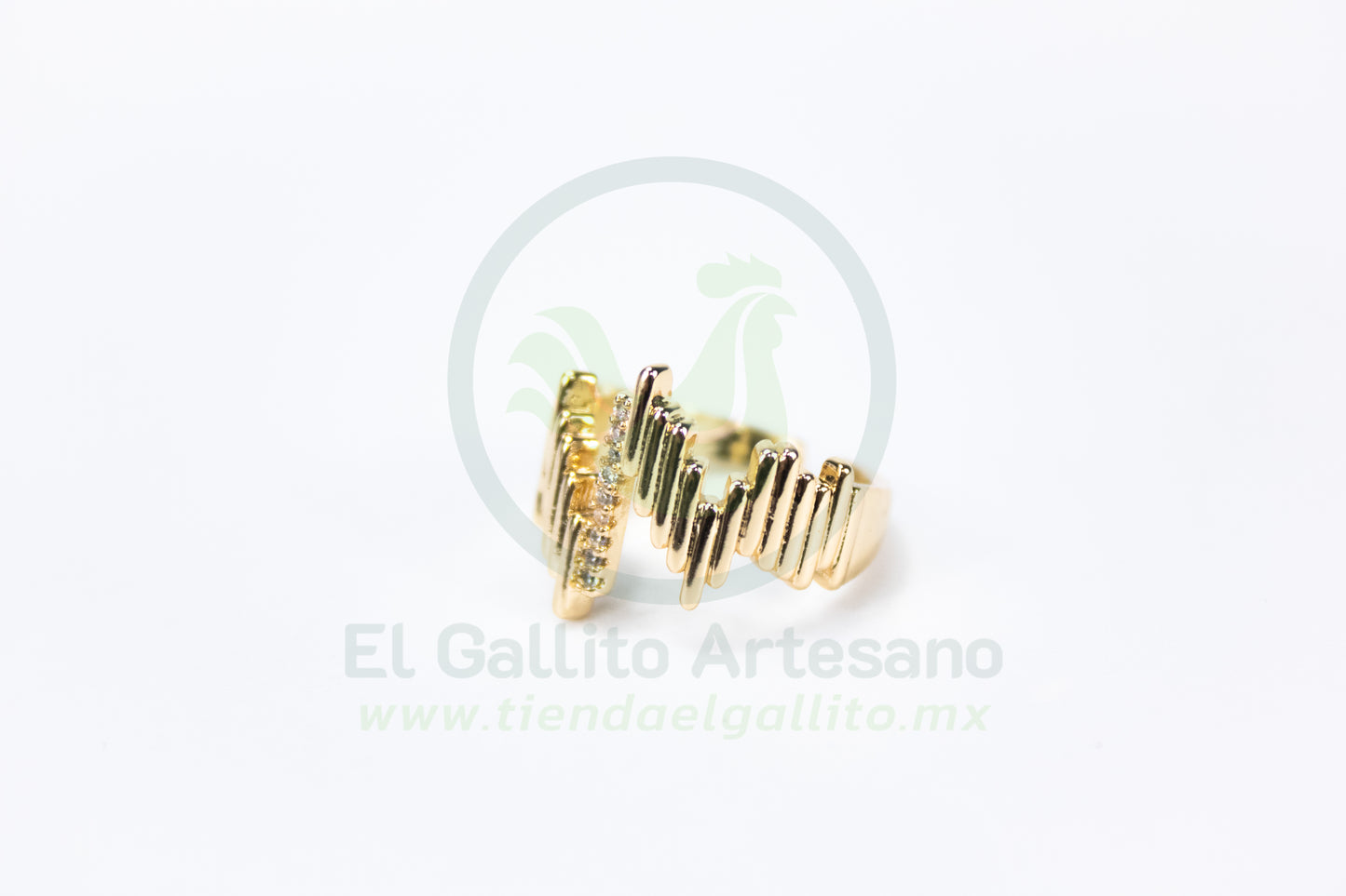 Anillo Vivi Zm-41 | Barras 1 Cristal
