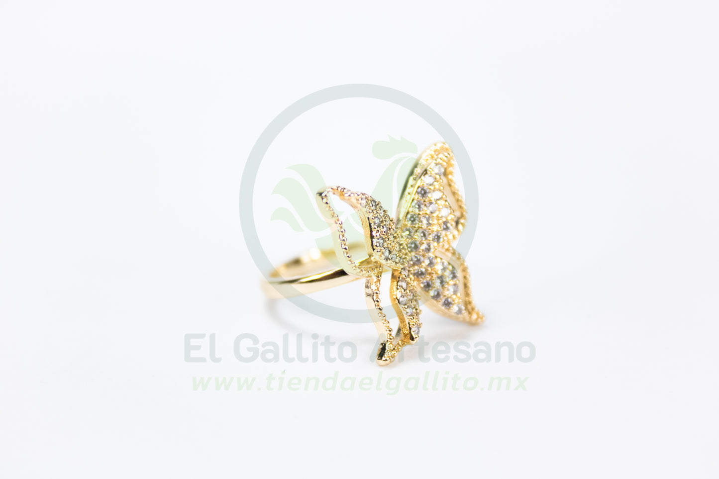 Anillo Vivi Zm-52 | Mariposa Doble
