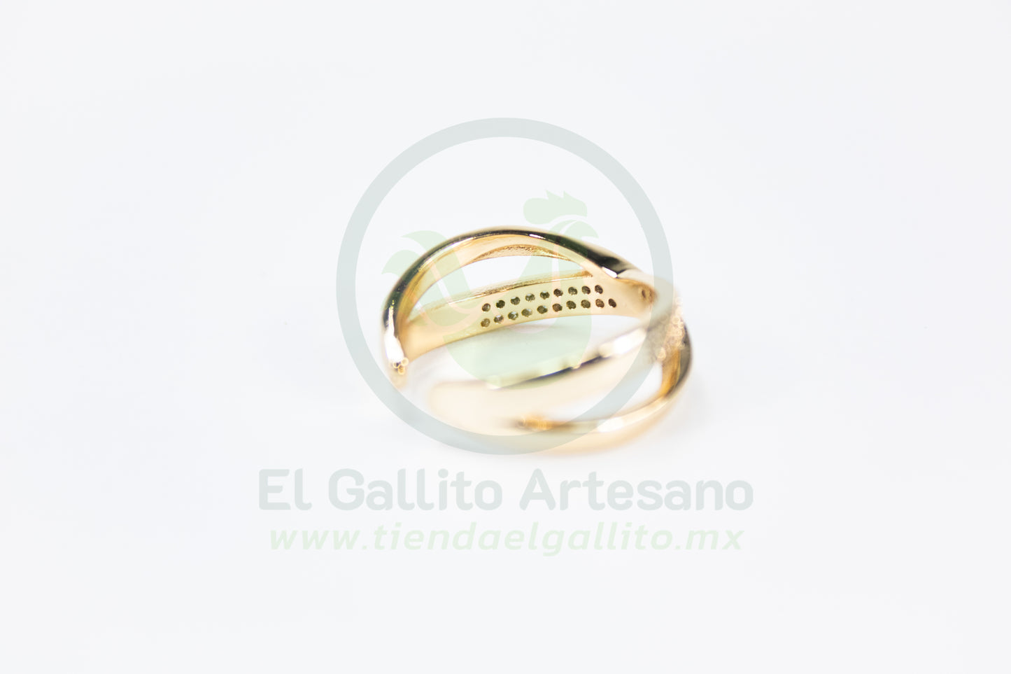 Anillo Vivi Zm-58 | Cruzado con Cristales