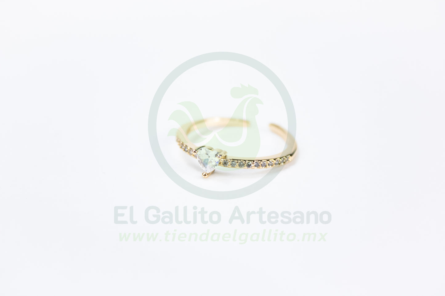 Anillo Vivi Zm-60 | 1 Linea Corazón Mini