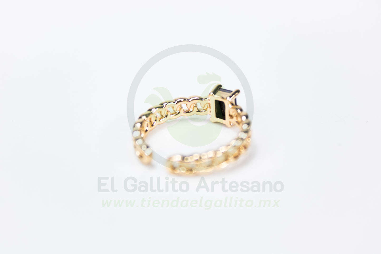 Anillo Vivi Zm-74 | Cadena Gema G Negra