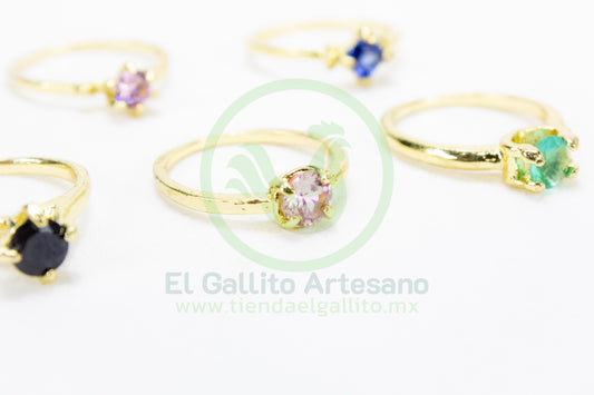 Anillo Acero MD1 | Gema Clásica