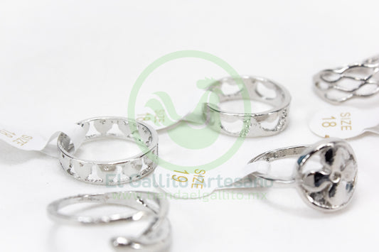 Anillo Acero MD1 | Plateado Láser