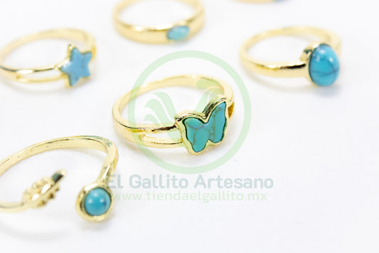 Anillo Acero MD1 | Turquesina
