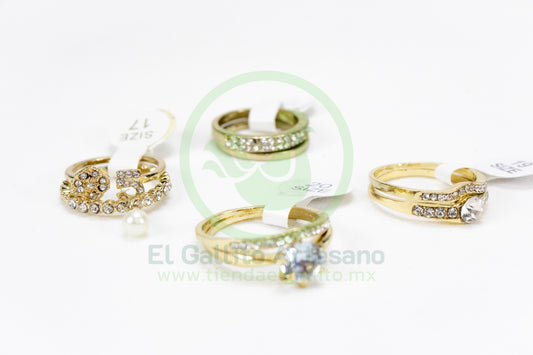 Anillo Acero MD3 | Cristal Formas Var.