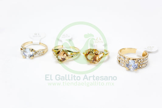 Anillo Acero MD4 | Gema Colores Forma