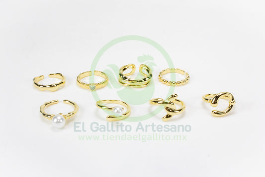 Anillo Acero MD4 | Ramas Ajustable