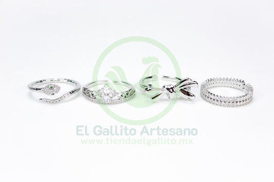 Anillo Acero MD7 | V. Fig. Plat. Ajust.