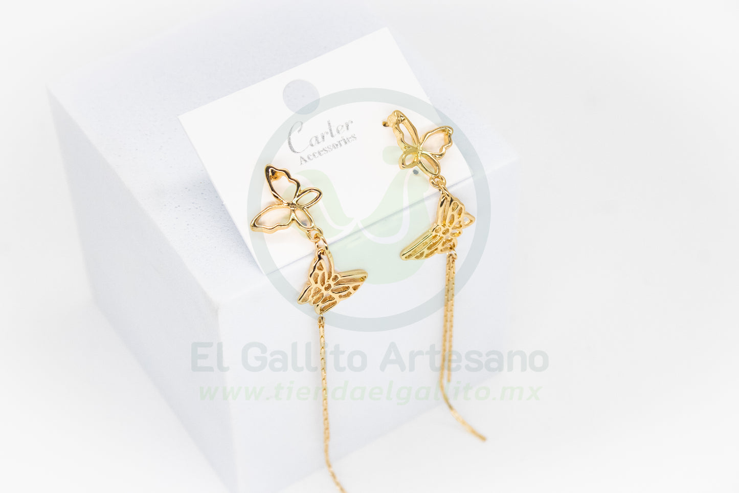 Arete Gold MD37 | Mariposas Calada