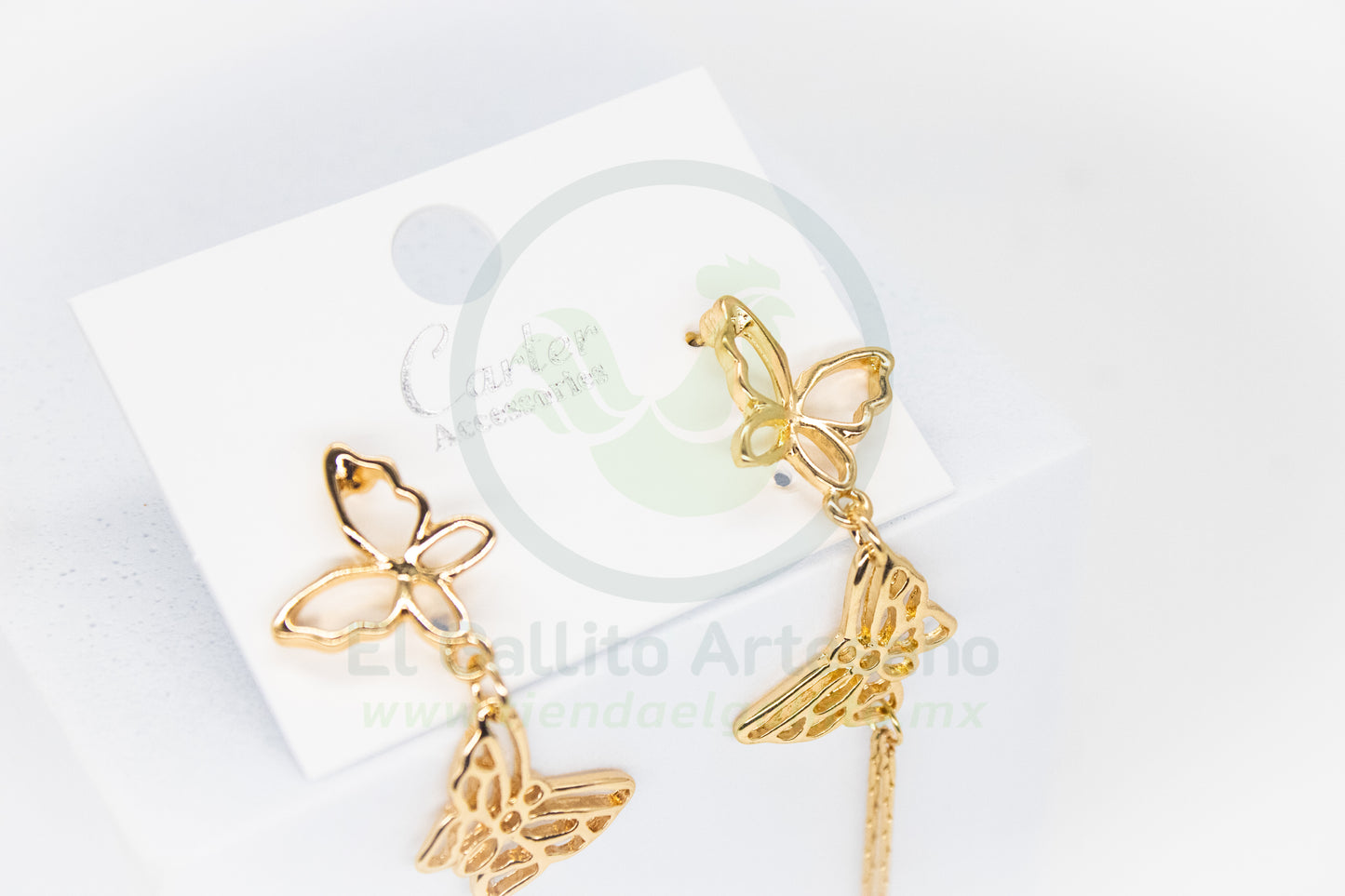 Arete Gold MD37 | Mariposas Calada