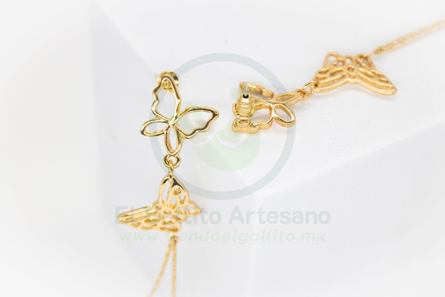 Arete Gold MD37 | Mariposas Calada