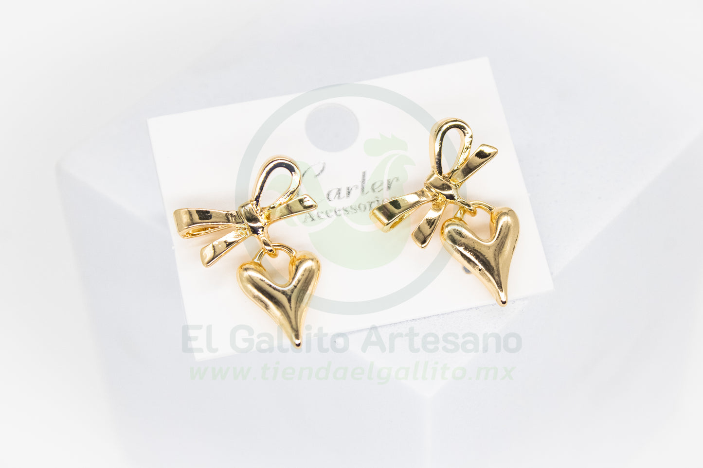 Arete Gold MD40 | Corazón Atado