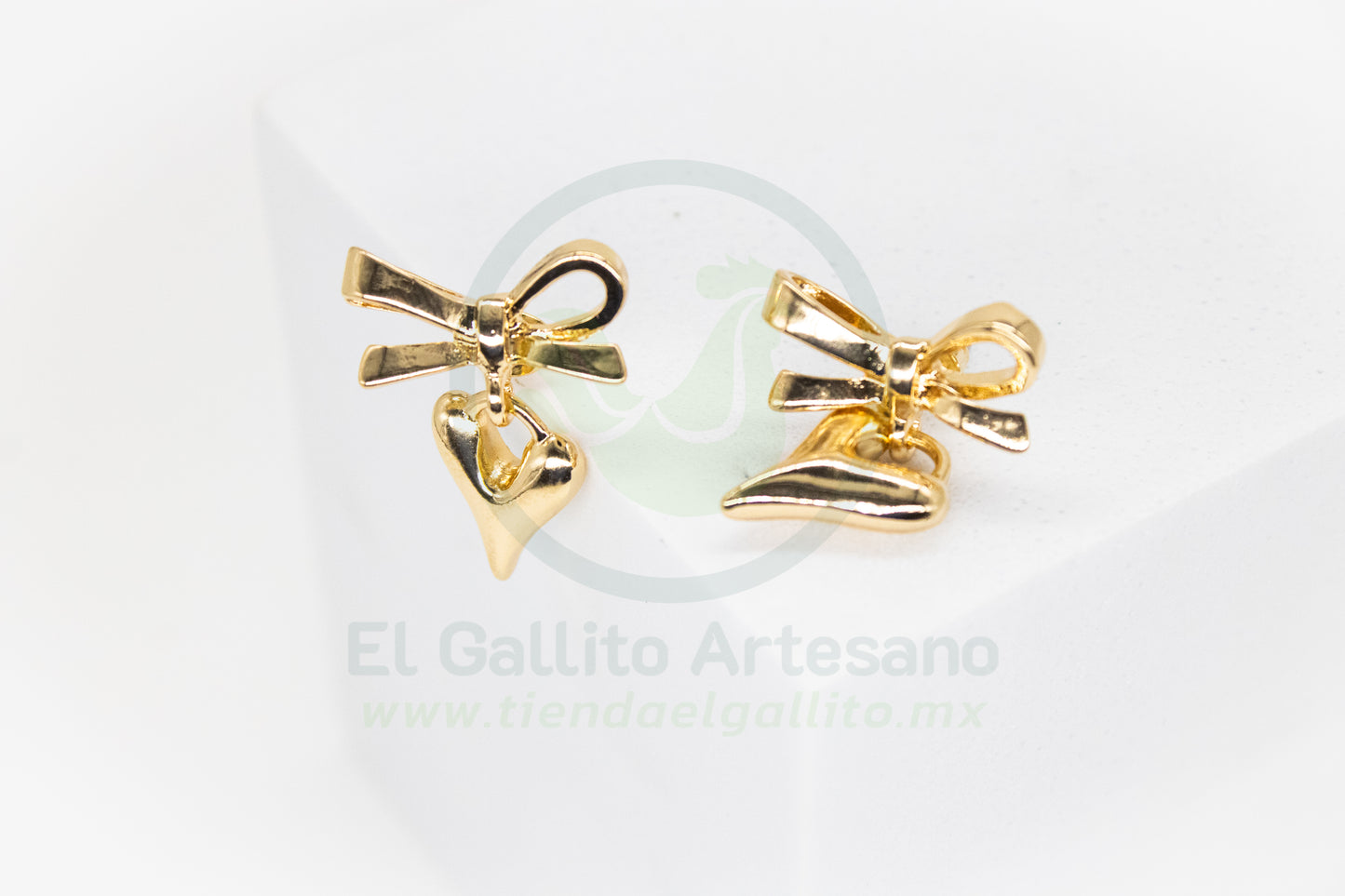 Arete Gold MD40 | Corazón Atado