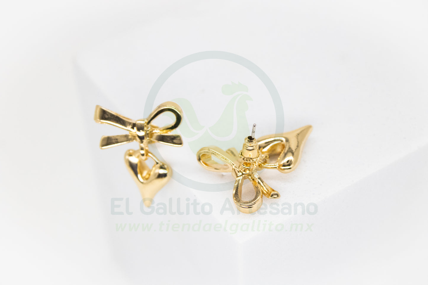Arete Gold MD40 | Corazón Atado