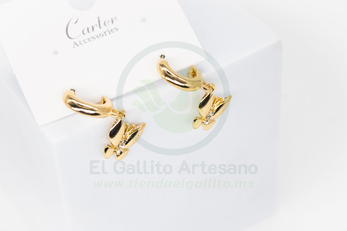Arete Gold MD41 | Arracada Mariposa