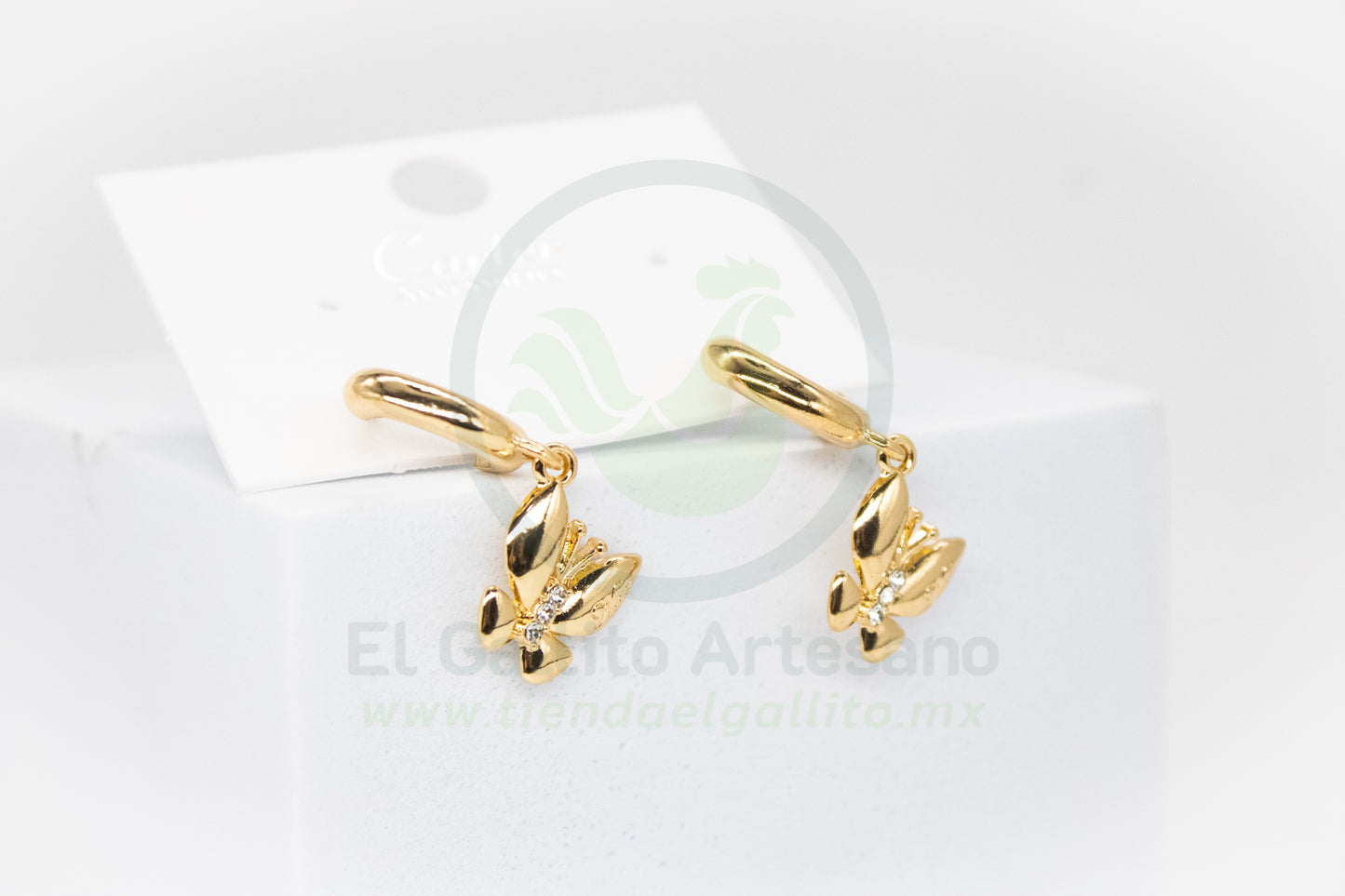 Arete Gold MD41 | Arracada Mariposa