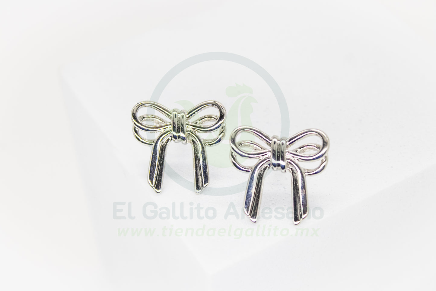 Arete Gold MD42 Silver | Moño Doble
