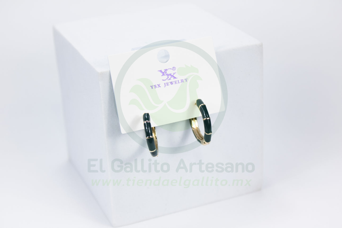 Arete Vivi Dw-4 | Huggie Verde