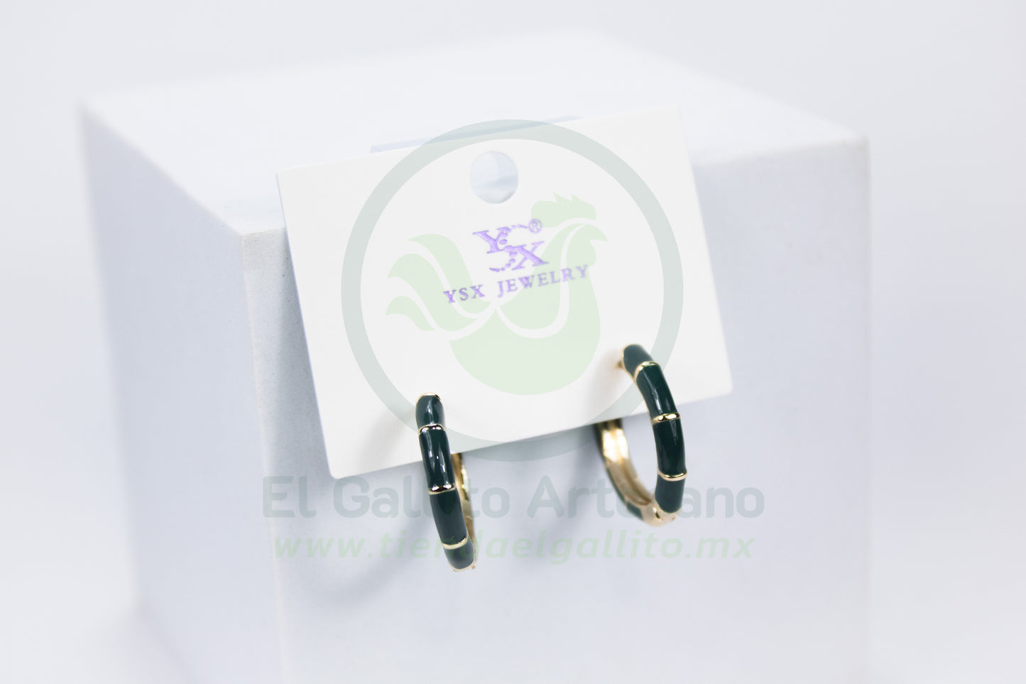 Arete Vivi Dw-4 | Huggie Verde