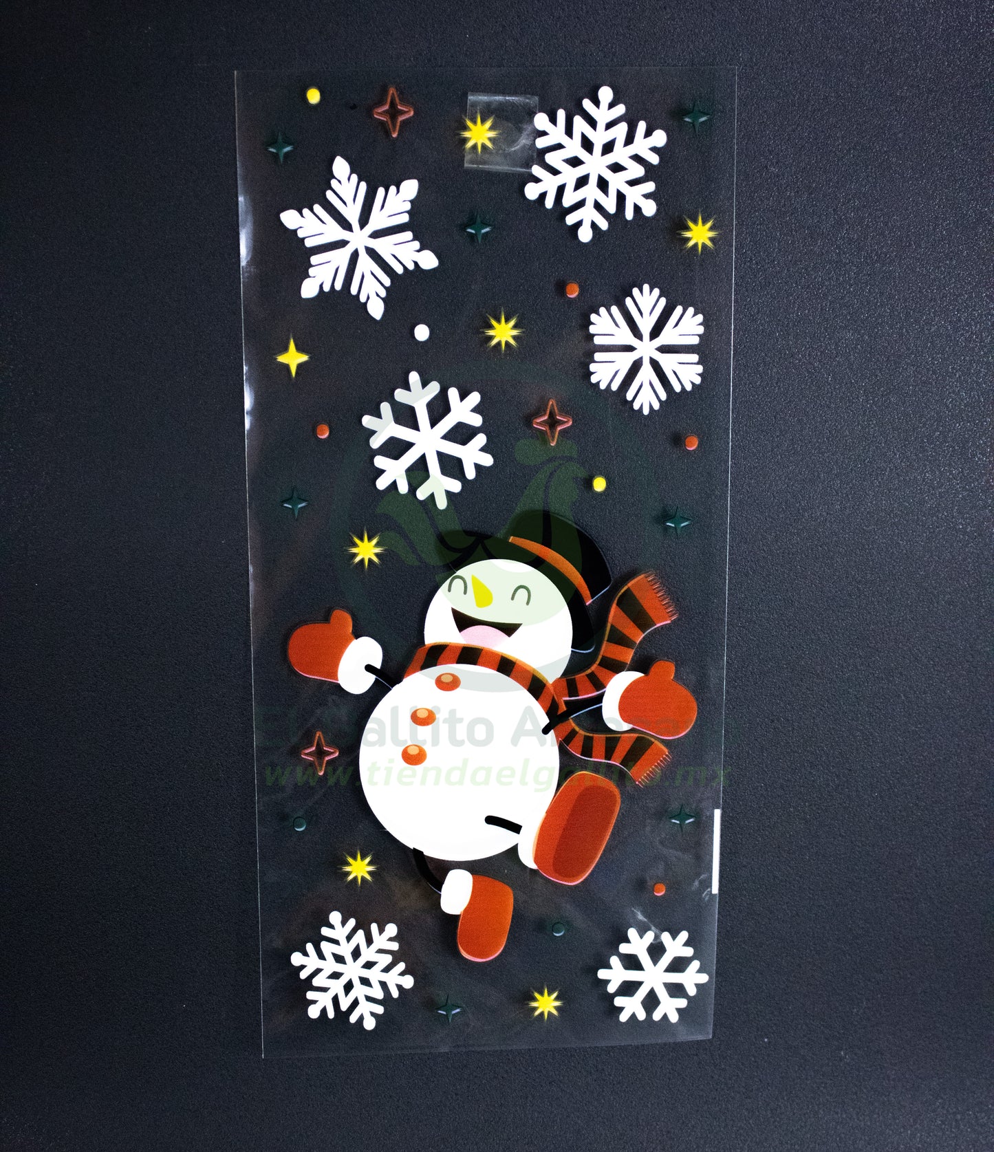 Bolsa Celofan Navidad #2 Transparente