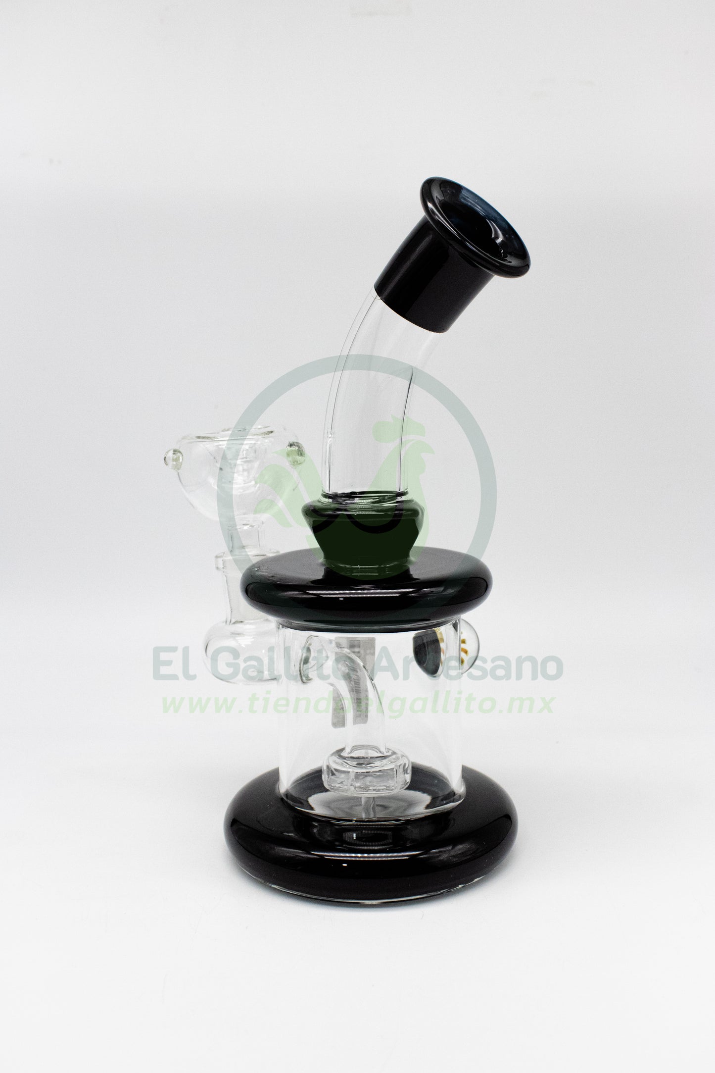 Bong CA348 | Negro Trans con Flor